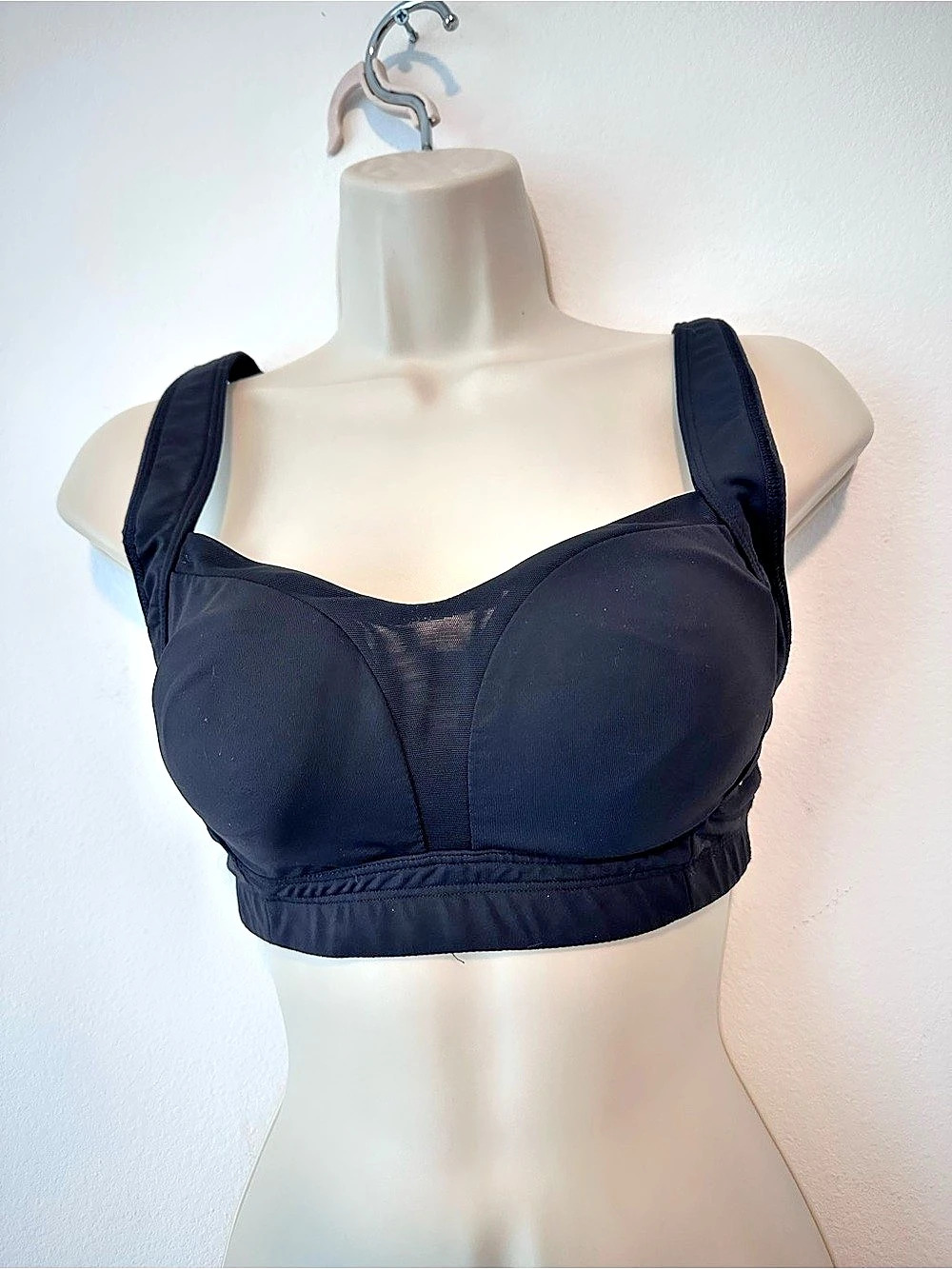 lululemon Black Sports Bra with mesh
